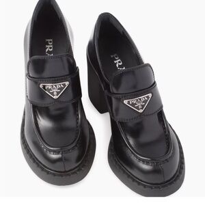 PRADA HIGH-HEEL LOAFERS